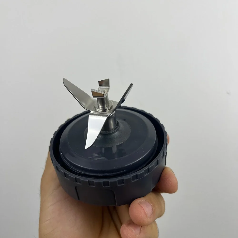 Ninja Single Serve Cup Extractor Blade Replacement 6-Fin Gray  Excellent